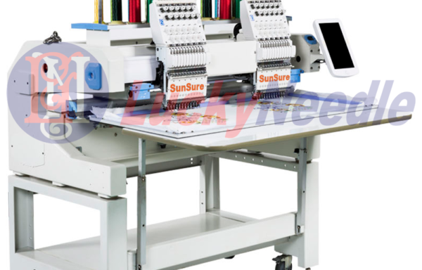 Компактная двухголовочная вышивальная машина с увеличенным полем вышивки SunSure1202H